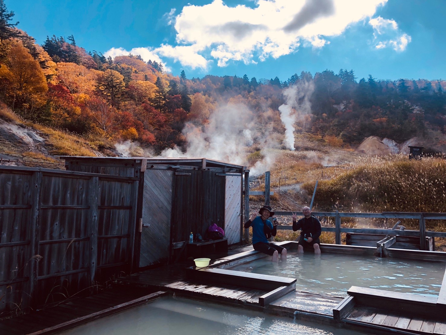冬山登山の様子